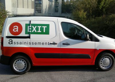 Publicite sur vehicule Aire la Ville