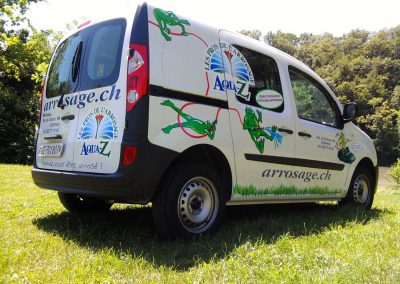 Publicite sur vehicule Bernex