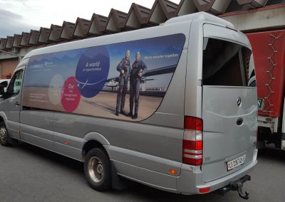 Vehicules publicitaires Aire la Ville