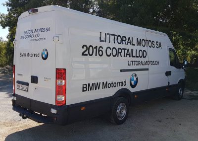Vehicules publicitaires Imprimerie Aire le Lignon
