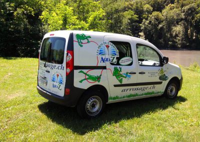 Vehicules publicitaires Imprimerie Satigny