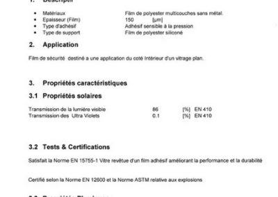 3M Ultra S600 – fiche technique