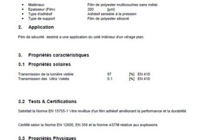 3M Ultra S800 – fiche technique